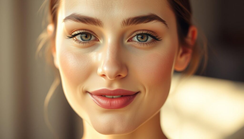 Medium contrast makeup look Medium contrast makeup look